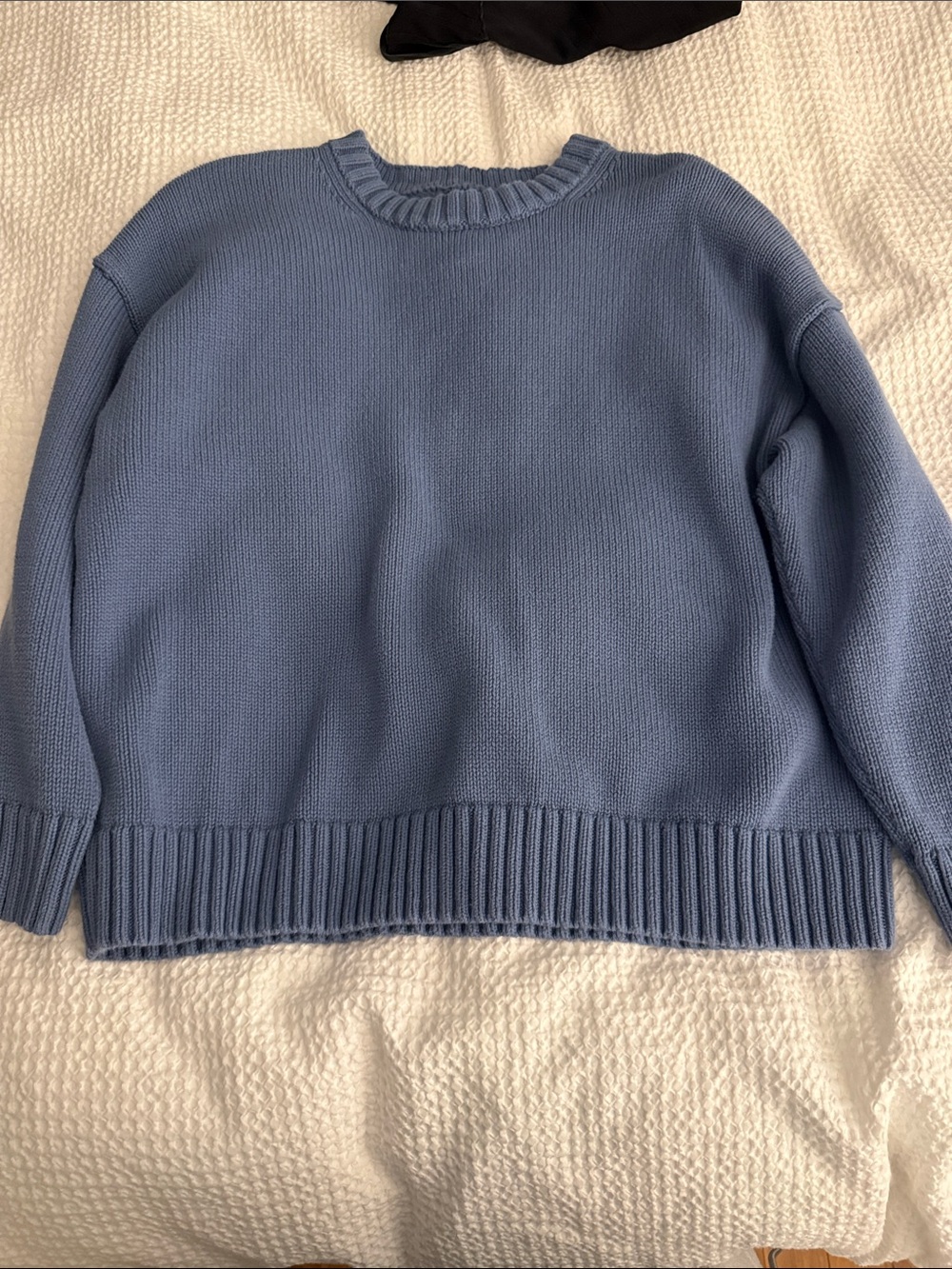 GAP Women's Crewneck Sweater in Dusty Blue